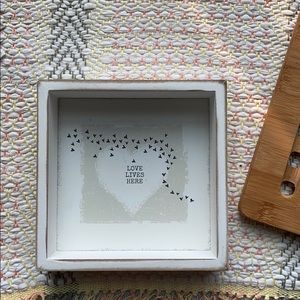 Decorative wooden box sign